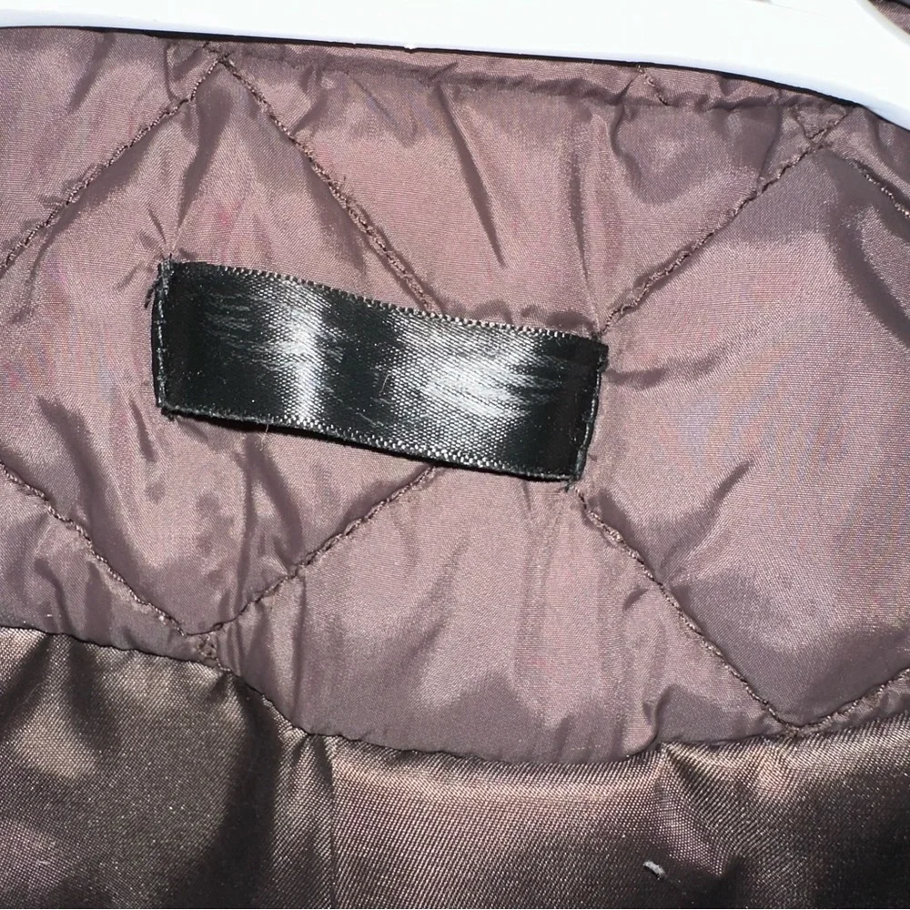 Quilted Brown Women's Vest - Picture 5 of 5